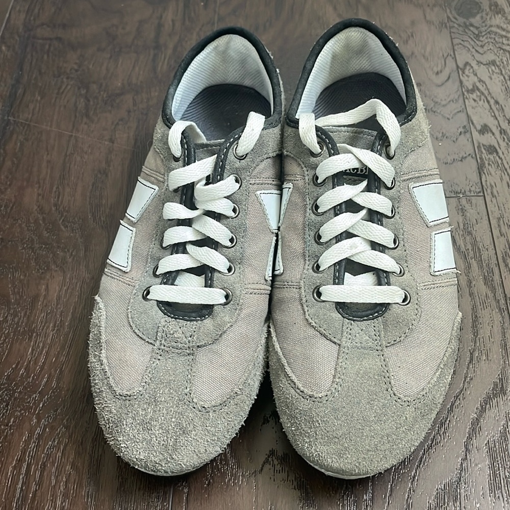 Macbeth Mens Gray Brighton Shoes Size 7
